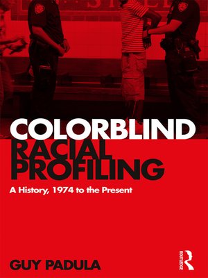 cover image of Colorblind Racial Profiling